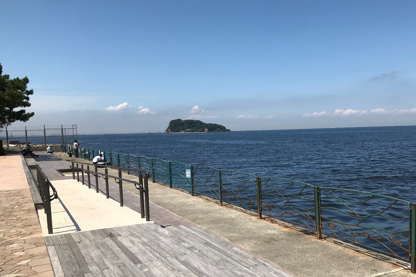海辺つり公園最奥