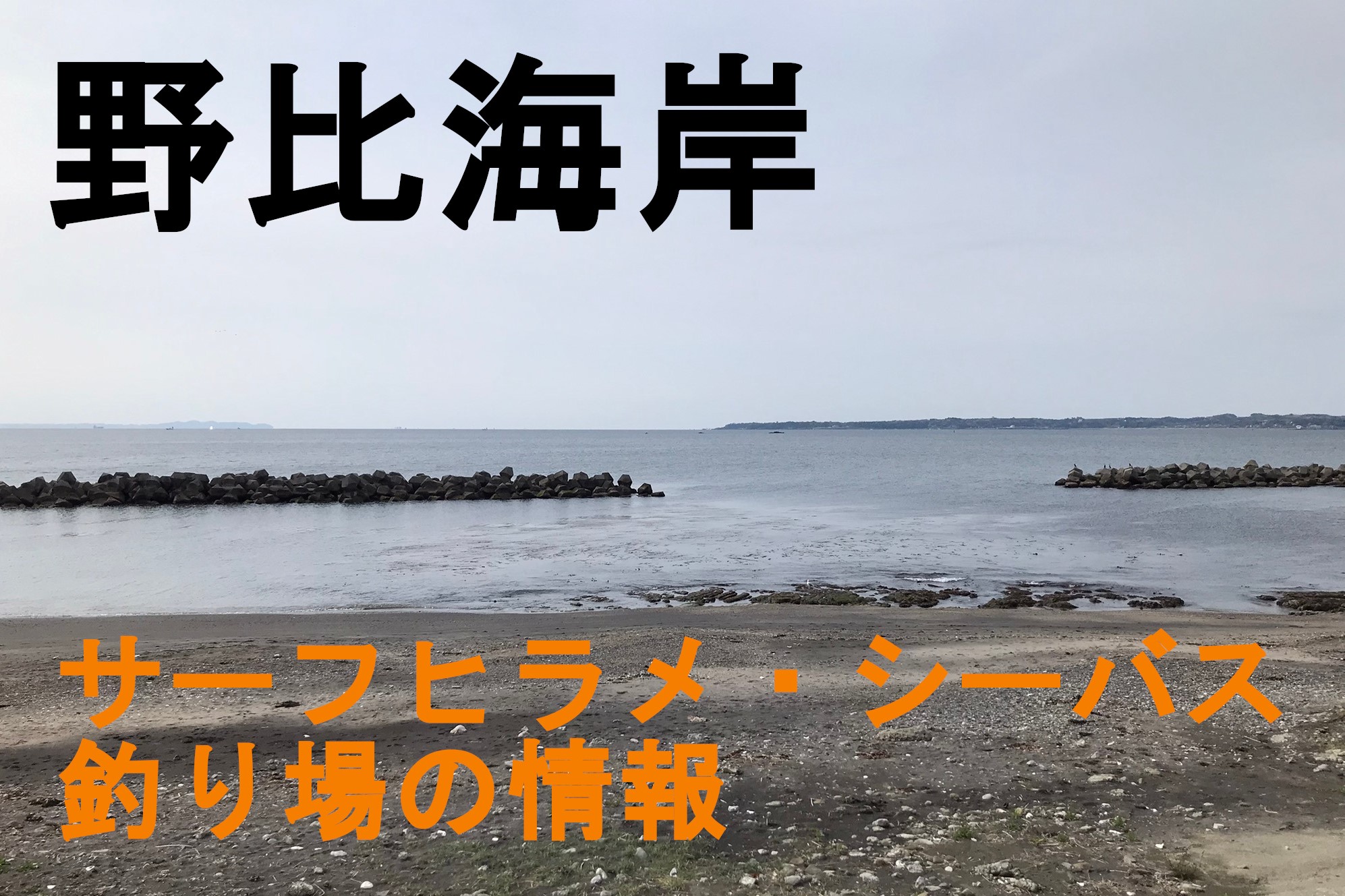 野比海岸 三浦のヒラメ シーバスが狙えるサーフ釣り場の詳細 22年４月版 釣れなくたっていいじゃないか